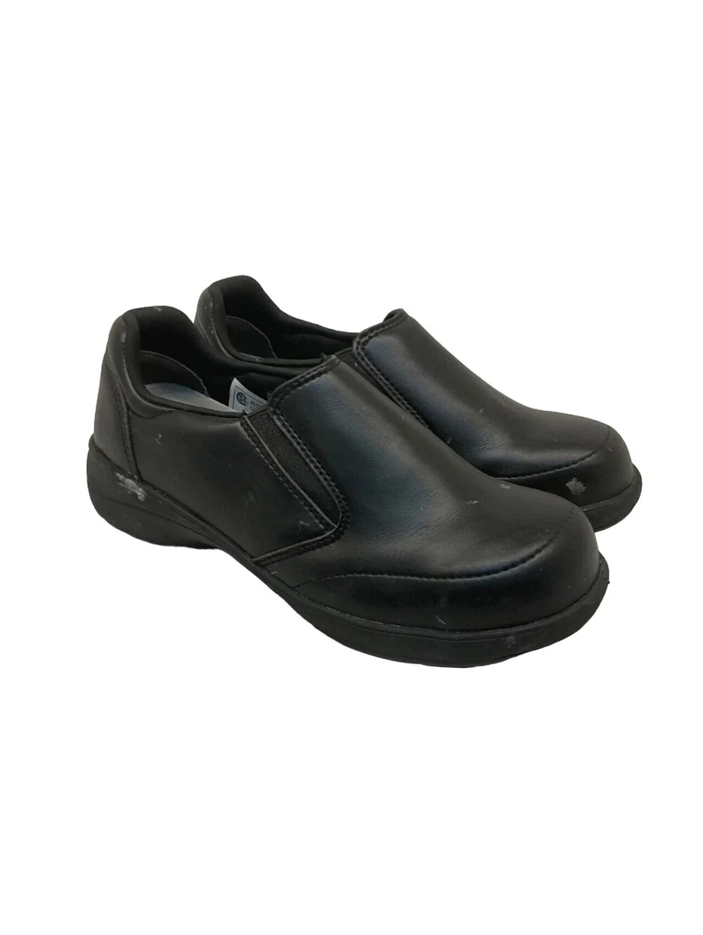 KODIAK Women's Flex Britt Steel Toe Composite Plate Slip On Work Shoe Black 8.5M